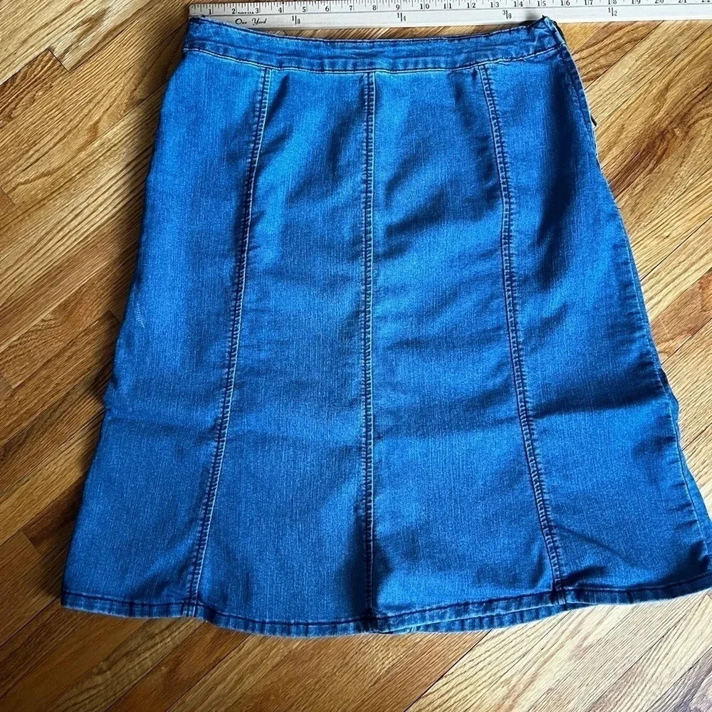 Christopher & Banks Jean skirt - Picture 1 of 4